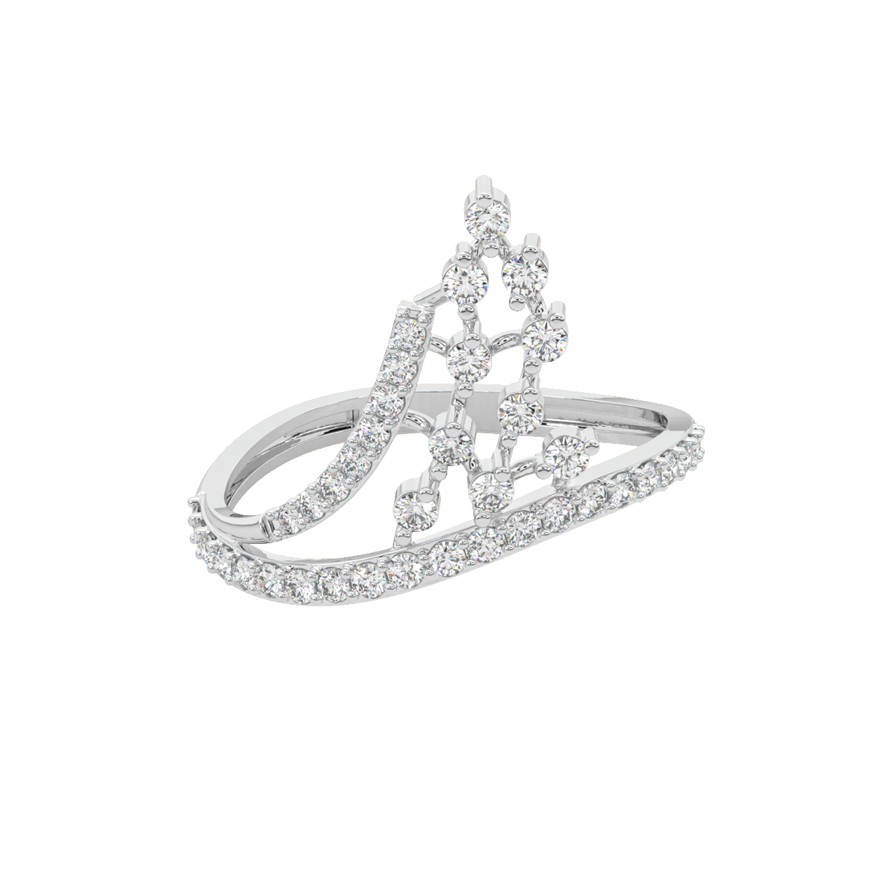 Glida Round Diamond Engagement Ring